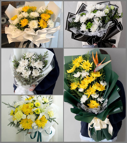 河北唐山市开平区郑庄子镇白事花束代送